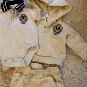 Kith sweatsuit with shorts and shirt